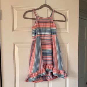 Tea Collection Girls' Striped Sundress in Pink & Blue
